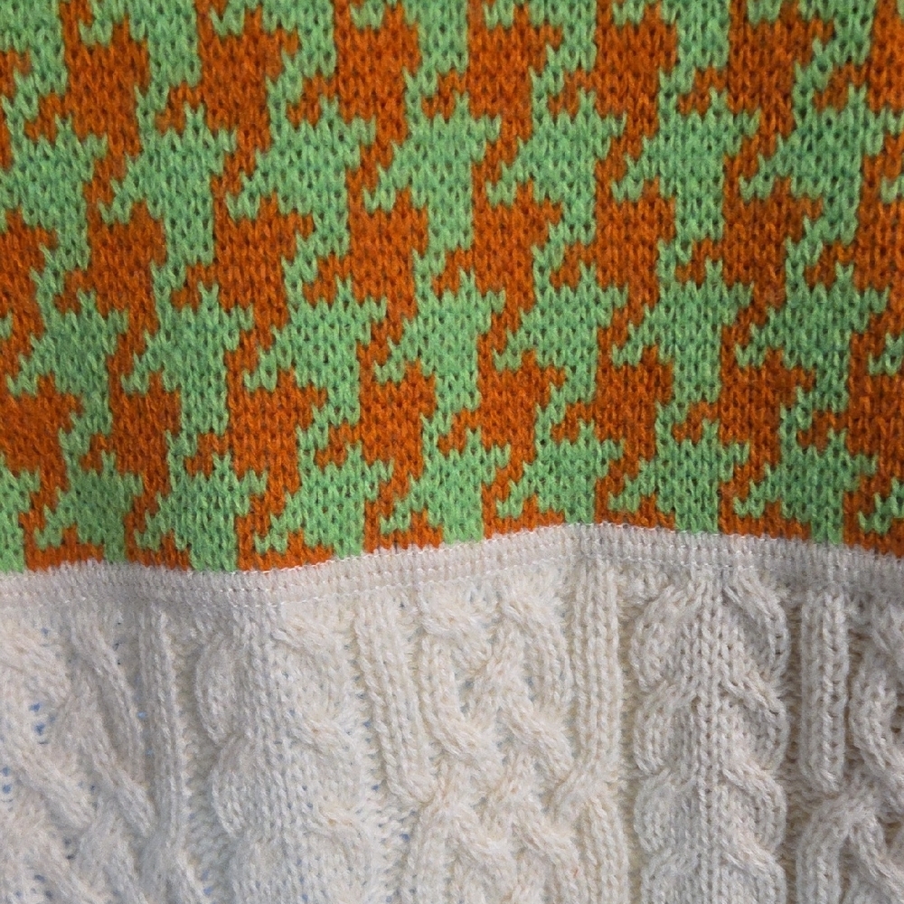 PATCHWORK Multicolor Cardigan - Picture 6 of 9